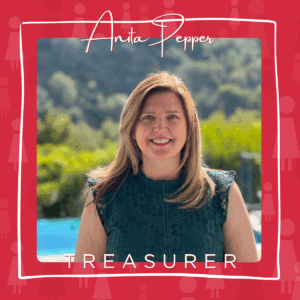 Anita Pepper, Treasurer 2025-2026